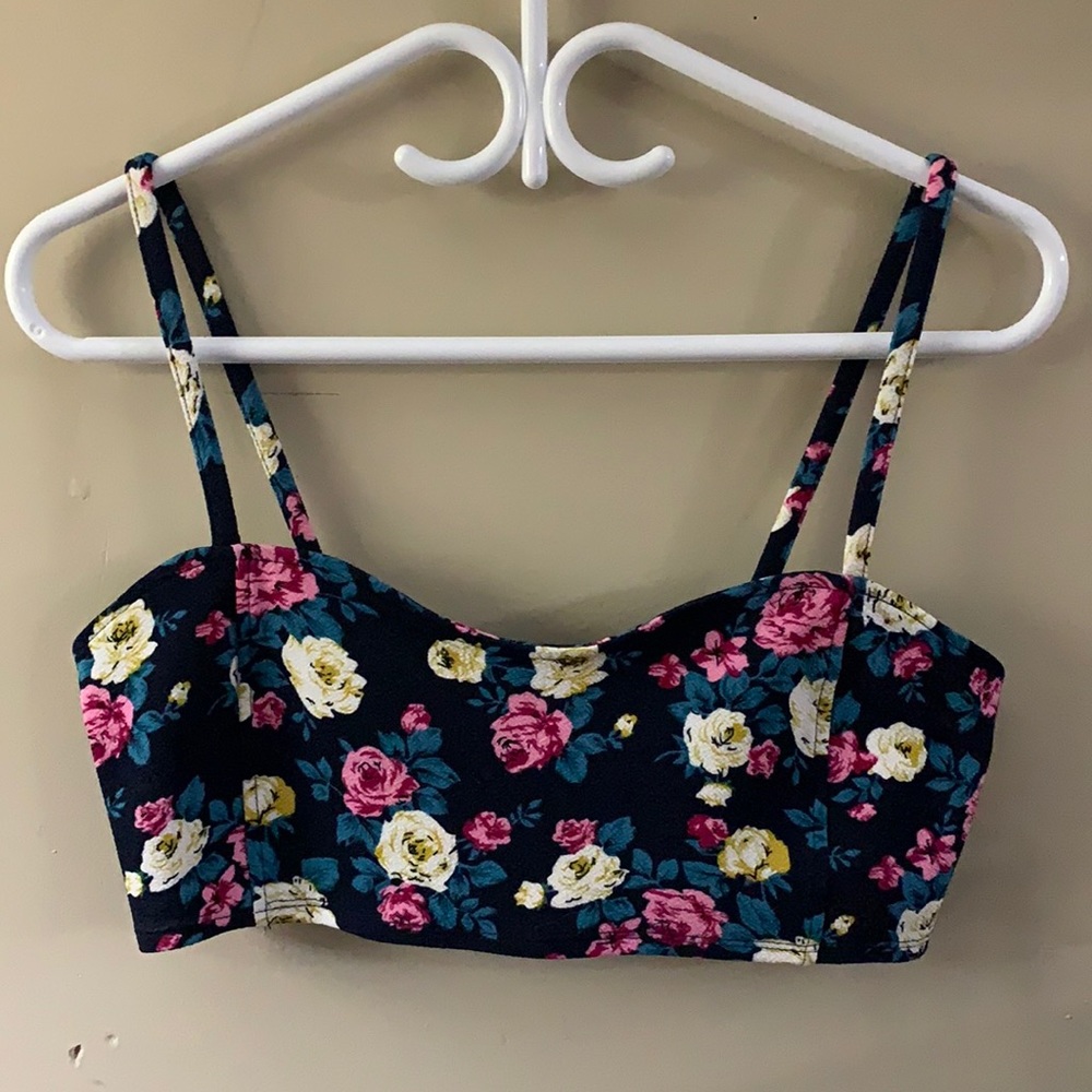 Floral crop top